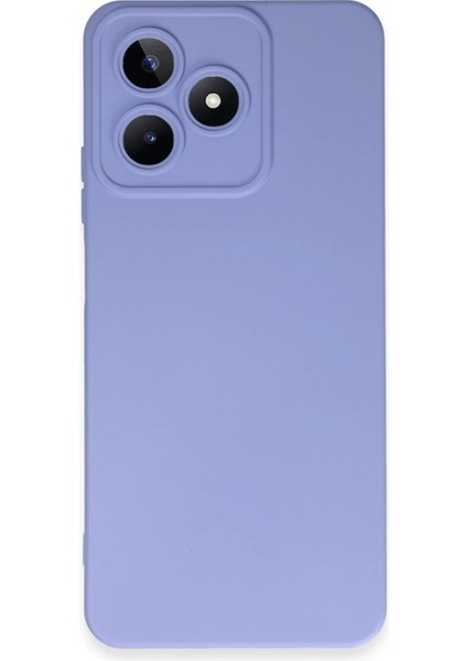 Newface Realme C53 Kılıf Nano Içi Kadife Silikon - Lila