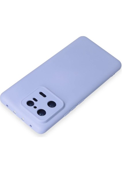 Newface Xiaomi Mi 13 Pro Kılıf Nano Içi Kadife Silikon - Lila modelleri