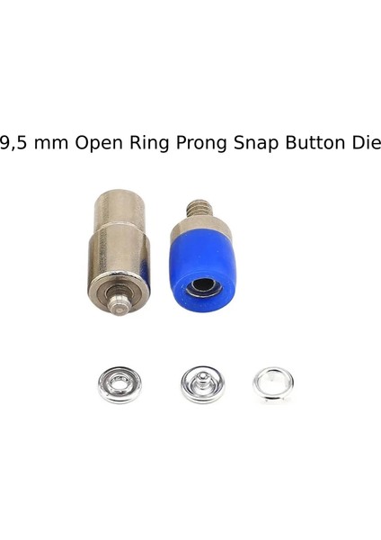 Çıtçıt,Kuşgözü, Rivet Ve Kot Düğme Çakma Makinesi 9 Kalıplı Set