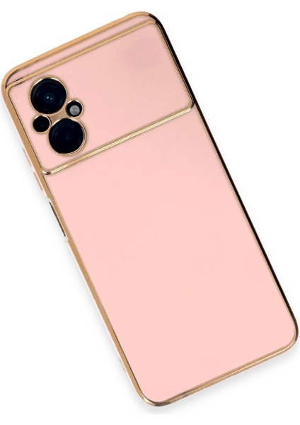 Newface Xiaomi Poco M5 Kılıf Volet Silikon - Pembe modelleri