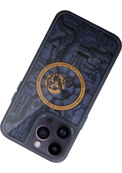 Newface iPhone 13 Pro Kılıf Magic Magneticsafe Silikon - Siyah modelleri