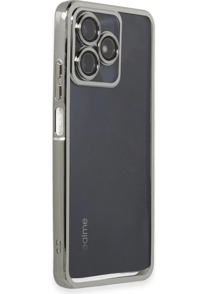 Newface Realme C53 Kılıf Razer Lensli Silikon - Gümüş fiyatları