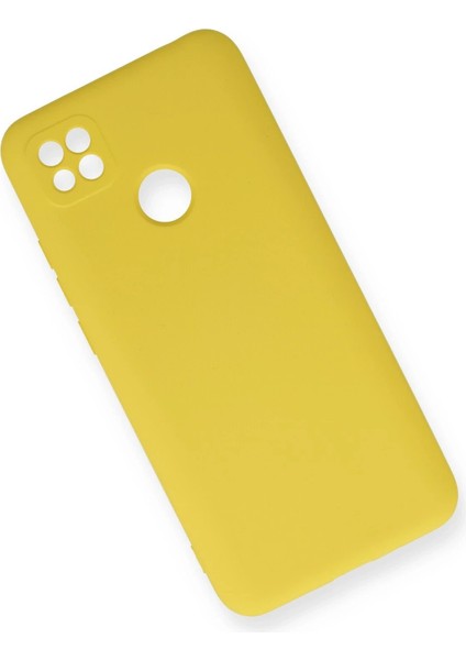Newface Xiaomi Redmi 9c Kılıf Nano Içi Kadife Silikon - Sarı