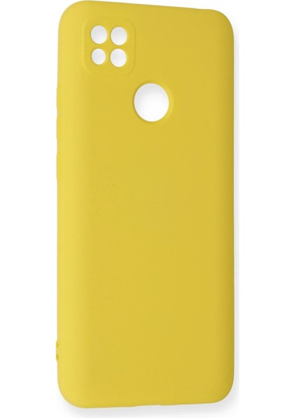 Newface Xiaomi Redmi 9c Kılıf Nano Içi Kadife Silikon - Sarı