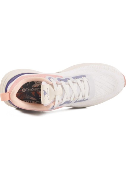 Unisex Memory Foam Beyaz-Pudra Spor Ayakkabı Cheta Pretty