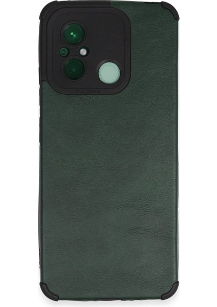 Newface Xiaomi Redmi 12C Kılıf Loop Deri Silikon - Yeşil
