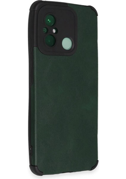 Newface Xiaomi Redmi 12C Kılıf Loop Deri Silikon - Yeşil