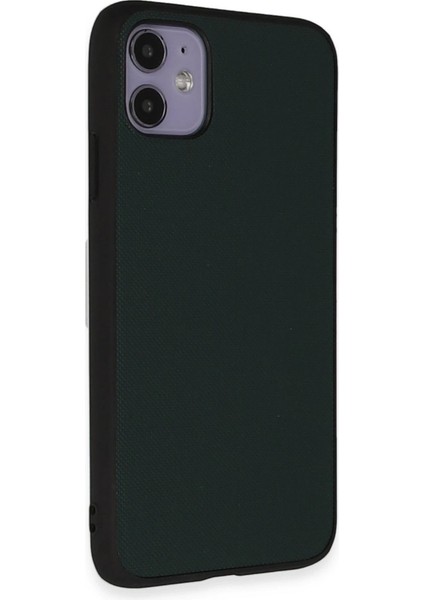 Newface iPhone 11 Kılıf Taft Kapak - Koyu Yeşil