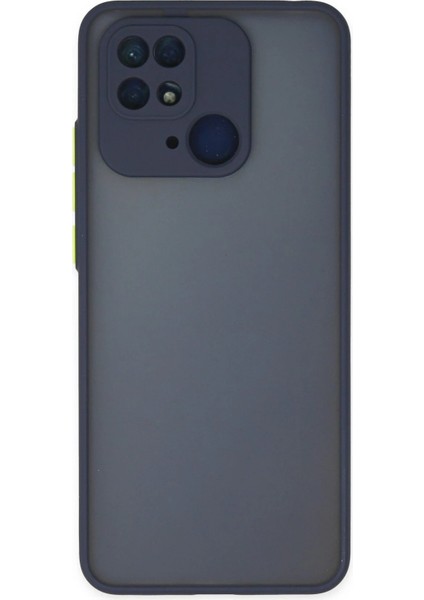 Newface Xiaomi Redmi 10C Kılıf Montreal Silikon Kapak - Lacivert