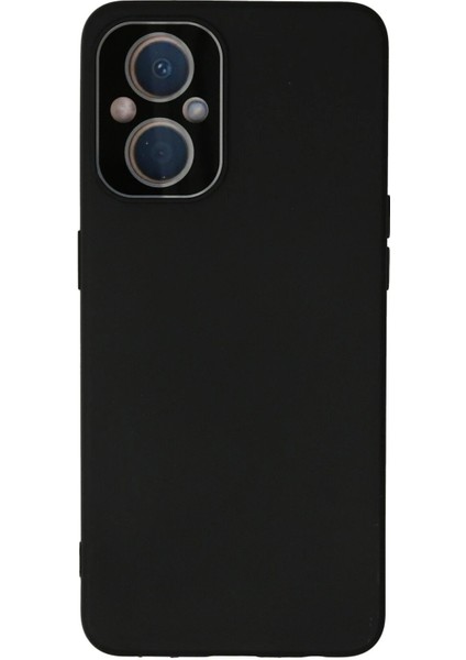 Newface Oppo Reno 7 Lite Kılıf Lansman Glass Kapak - Siyah