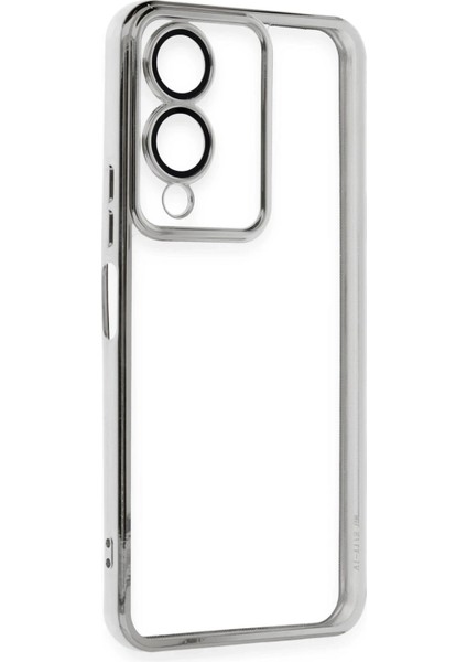 Newface Vivo Y17S Kılıf Razer Lensli Silikon - Gümüş fiyatları