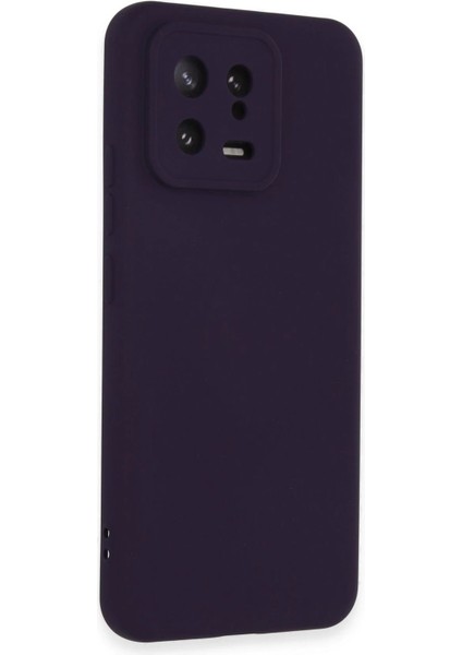 Newface Xiaomi Mi 13 Kılıf Nano Içi Kadife Silikon - Mor fiyatları