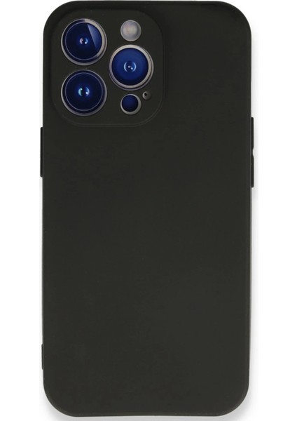 Newface iPhone 13 Pro Max Kılıf First Silikon - Siyah