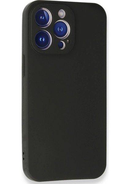 Newface iPhone 13 Pro Max Kılıf First Silikon - Siyah