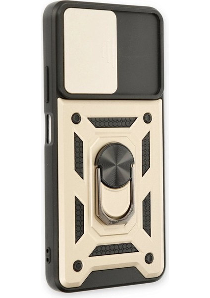 Newface Xiaomi Poco M4 Pro 5g Kılıf Pars Lens Yüzüklü Silikon - Gold fiyatları