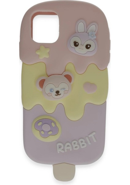 Newface iPhone 15 Kılıf Poky Karakter Silikon Kapak - Desen 11