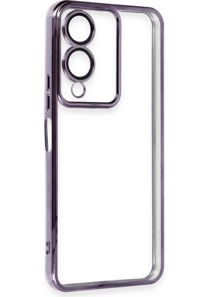 Newface Vivo Y17S Kılıf Razer Lensli Silikon - Mor fiyatları