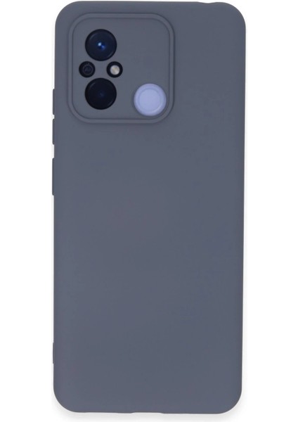 Newface Xiaomi Redmi 12C Kılıf Nano Içi Kadife Silikon - Gri