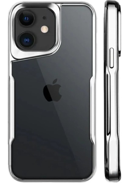 Newface iPhone 11 Kılıf Boyi Silikon Kapak - Gümüş