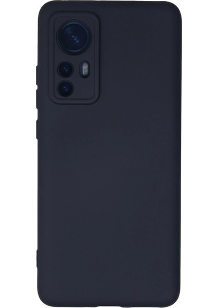 Newface Xiaomi Mi 12 Kılıf Nano Içi Kadife Silikon - Lacivert