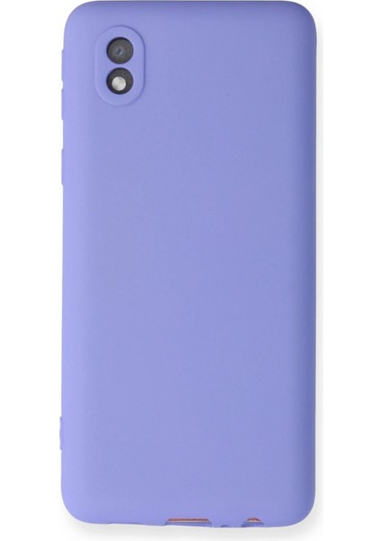 Newface Samsung Galaxy A01 Core Kılıf First Silikon - Lila