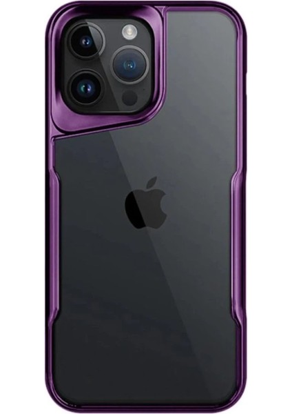 Newface iPhone 16 Pro Kılıf Boyi Silikon Kapak - Derin Mor