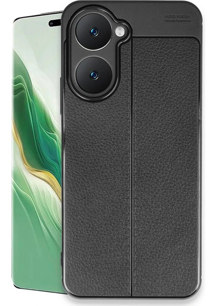 Newface Vivo Y18 Kılıf Auto Focus Kapak - Siyah