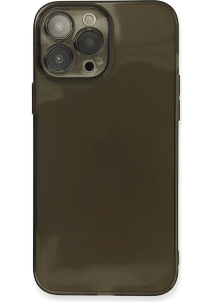 Newface iPhone 13 Pro Max Kılıf Fly Lens Silikon - Siyah