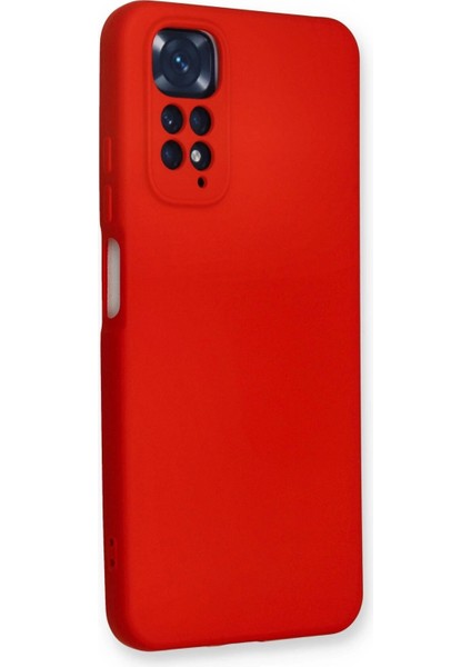 Newface Xiaomi Redmi Note 11 Kılıf Nano Içi Kadife Silikon - Kırmızı fiyatları