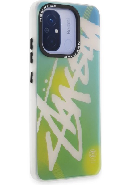 Newface Xiaomi Redmi 12C Kılıf Estoril Desenli Kapak - Estoril - 2