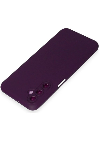 Newface Samsung Galaxy M14 5g Kılıf Nano Içi Kadife Silikon - Mor modelleri