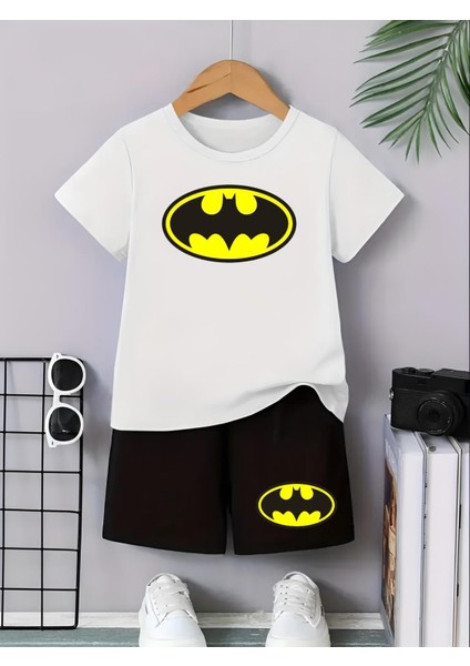Batman Baskılı Şort/t-Shirt Alt-Üstyazlık Takım