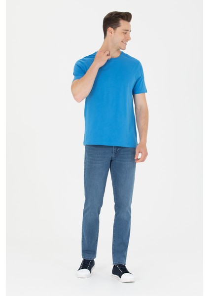 Erkek Saks Tişört Basic 50264916-VR045 fırsatları