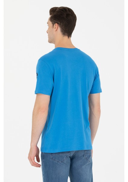 Erkek Saks Tişört Basic 50264916-VR045 indirimleri