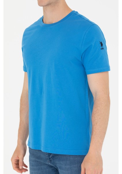 Erkek Saks Tişört Basic 50264916-VR045