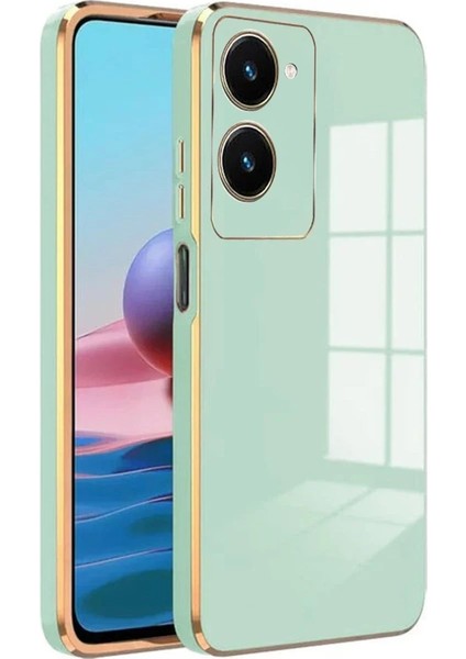 Newface Vivo Y18 Kılıf Volet Silikon - Açık Yeşil