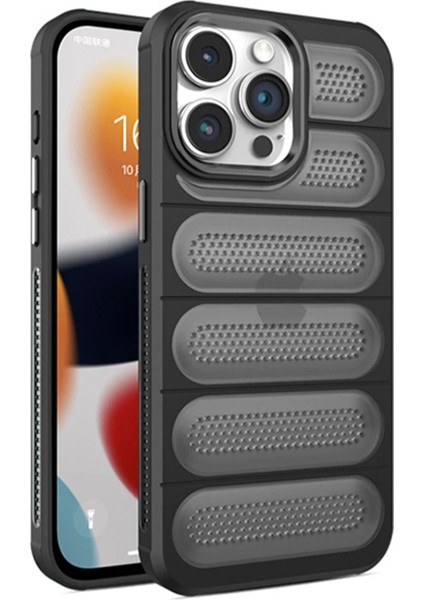 Newface iPhone 15 Pro Kılıf Airmax Silikon Kapak - Siyah