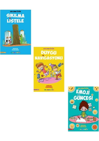 Duygu Navigasyonu + Sıkılma Listele + Emoji Güncesi (3 Kitap)