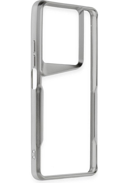 Newface Xiaomi Redmi Note 13 Pro 4g Kılıf Boyi Silikon Kapak - Gümüş fiyatları