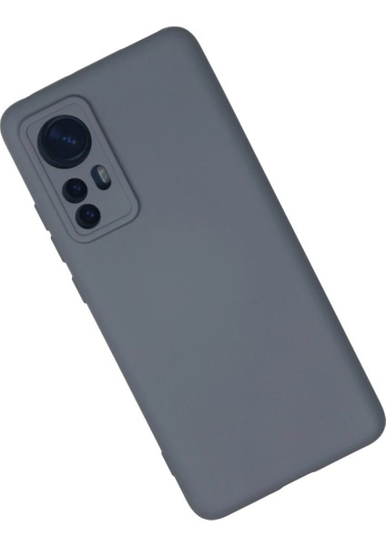 Newface Xiaomi Mi 12 Kılıf Nano Içi Kadife Silikon - Gri fiyatları