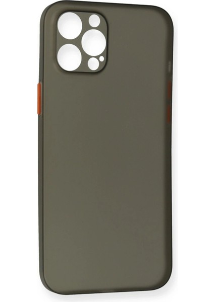Newface iPhone 12 Pro Max Kılıf Pp Ultra Ince Kapak - Gri
