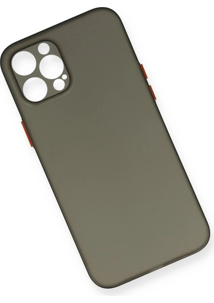 Newface iPhone 12 Pro Max Kılıf Pp Ultra Ince Kapak - Gri