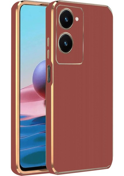 Newface Vivo Y18 Kılıf Volet Silikon - Kırmızı