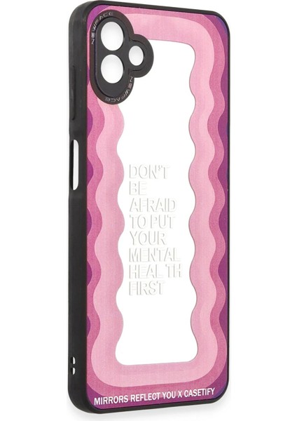 Newface Samsung Galaxy A04 Kılıf Mirror Desenli Kapak - Mirror - 11