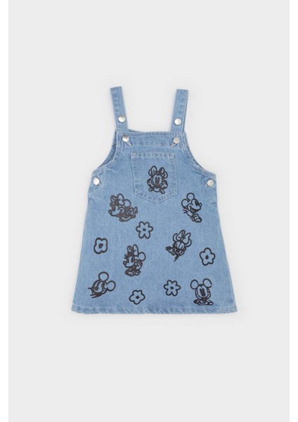 Kız Bebek Disney Mickey & Minnie Salopet Jean Elbise E0451A525SP modelleri