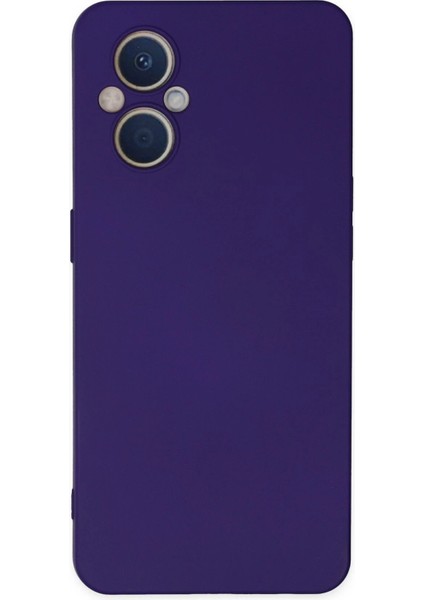 Newface Oppo Reno 7 Lite Kılıf Nano Içi Kadife Silikon - Mor