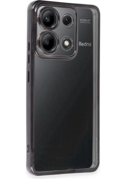 Newface Xiaomi Poco X6 Pro Kılıf Razer Lensli Silikon - Siyah