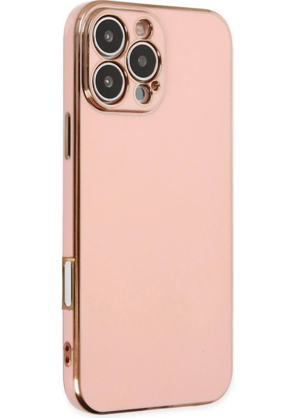 Newface iPhone 16 Pro Max Kılıf Volet Silikon - Pembe