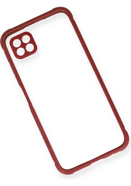Newface Huawei P40 Lite Kılıf Miami Şeffaf Silikon - Fuşya modelleri