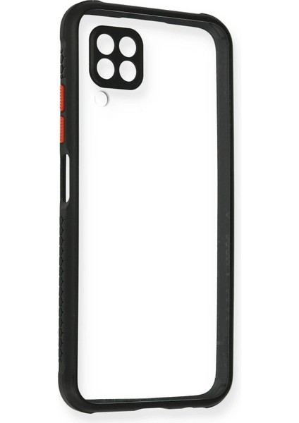 Newface Huawei P40 Lite Kılıf Miami Şeffaf Silikon - Siyah